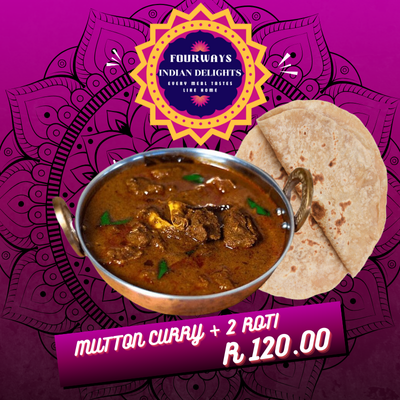 MUTTON CURRY 2 ROTI